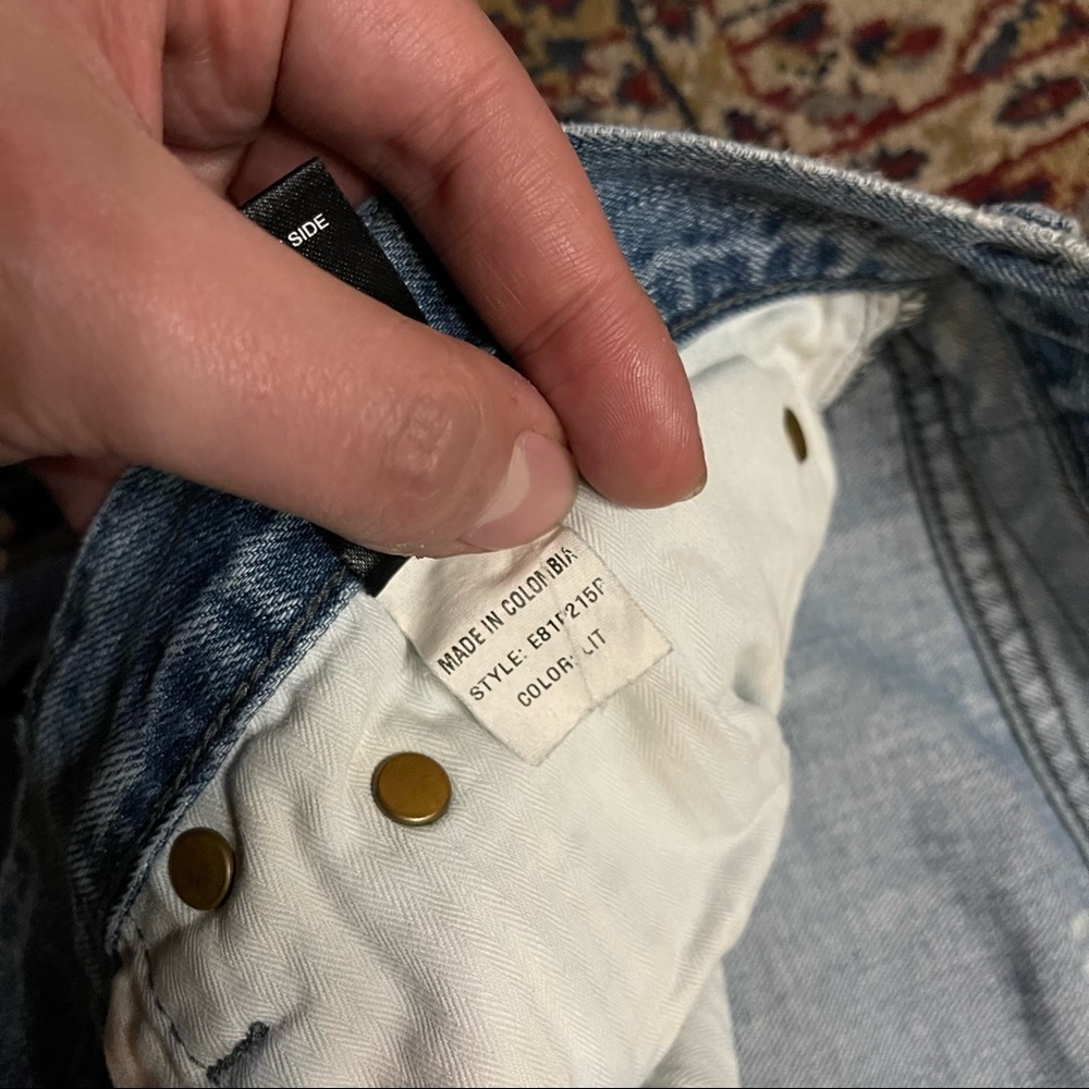 SOLD Authentic PRPS distressed denim jeans made in UAE size 38 - Picture 4 of 8